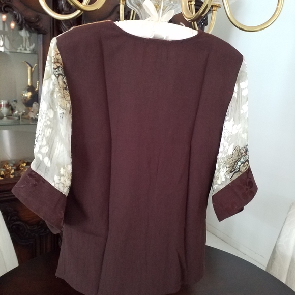 VTG NEW SPENCER ALEXIS 3PC BROWN GOLD LAPEL SM/MED - Picture 8 of 8